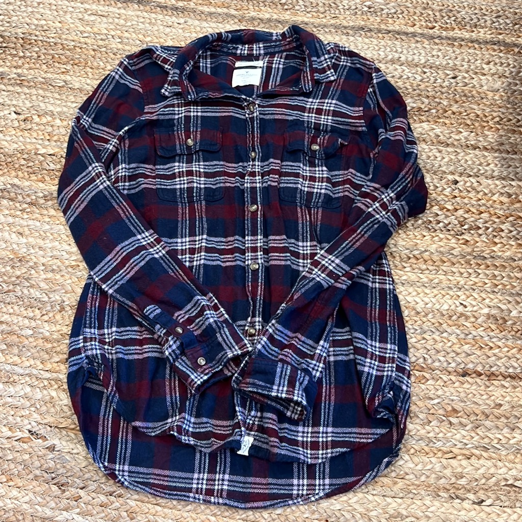 American Eagle Women's Soft Flannel Shirt